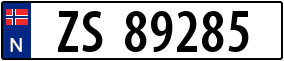 Truck License Plate